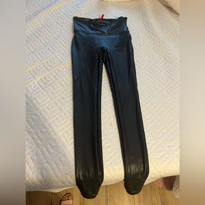 Spanx leather look leggings